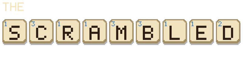 The Scrambled Library: Wordmark